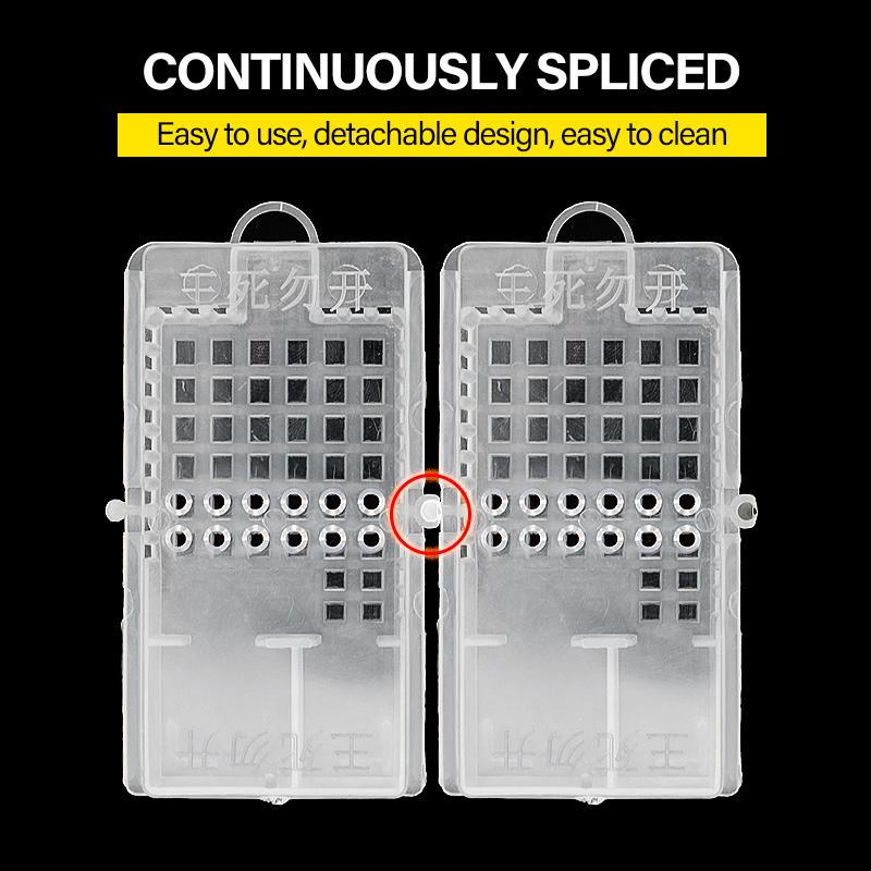 10 Pcs Queen Bee Cages Transparent Push-pull Queen Cage Bee Transport Prisoner Box Beekeeping Apiculture Beekeeper Rearing Tools