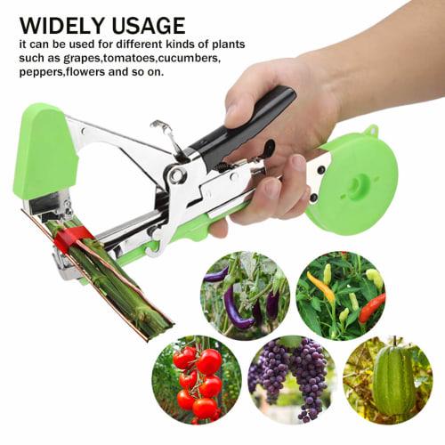 Gardening Binding Tool for Fruit Trees, Home Gardens, Vegetables, and Grapes - Binding Tool with Tape, One-Handed Binding, Lightweight, Easy To Use, A