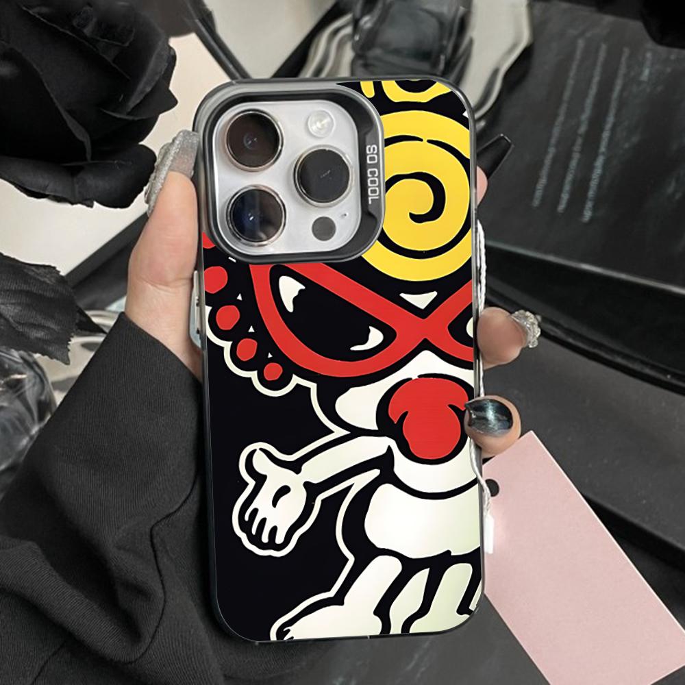 

Luxury H-HystericS mini Phone Case For iPhone 16,15,14,13,12,11,Pro,Max,Plus,Mini,XS,SE Anti Fall Black Matte Hard Bumper iPhone13
