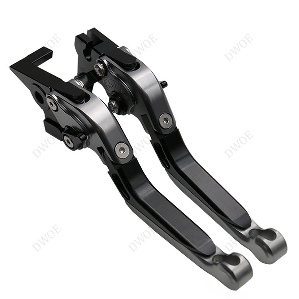 Motorcycle CNC Aluminum Adjustable Folding Brake Clutch Levers Extendable Handlebar Hand Grips for Yamaha FJ1200 XJR1200