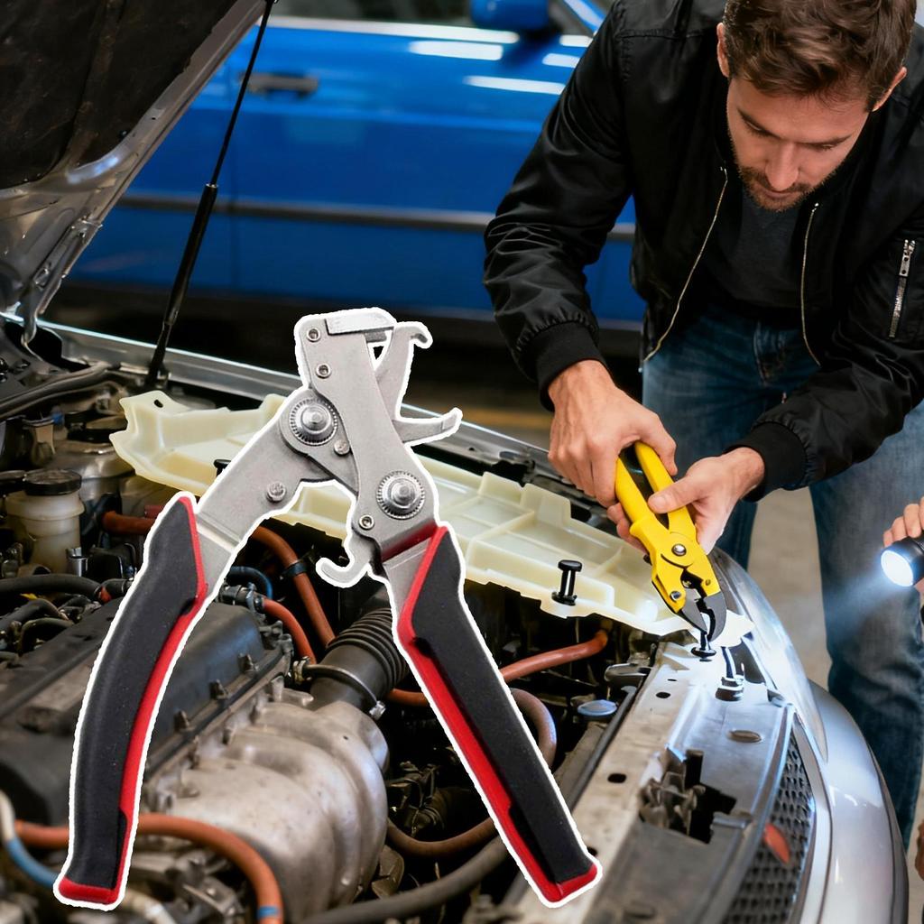 New Car Interior Disassembly Pliers Door Panel, Car Bottom Trunk Buckle Tool, Plastic Rubber Round Nail Special Disassembly