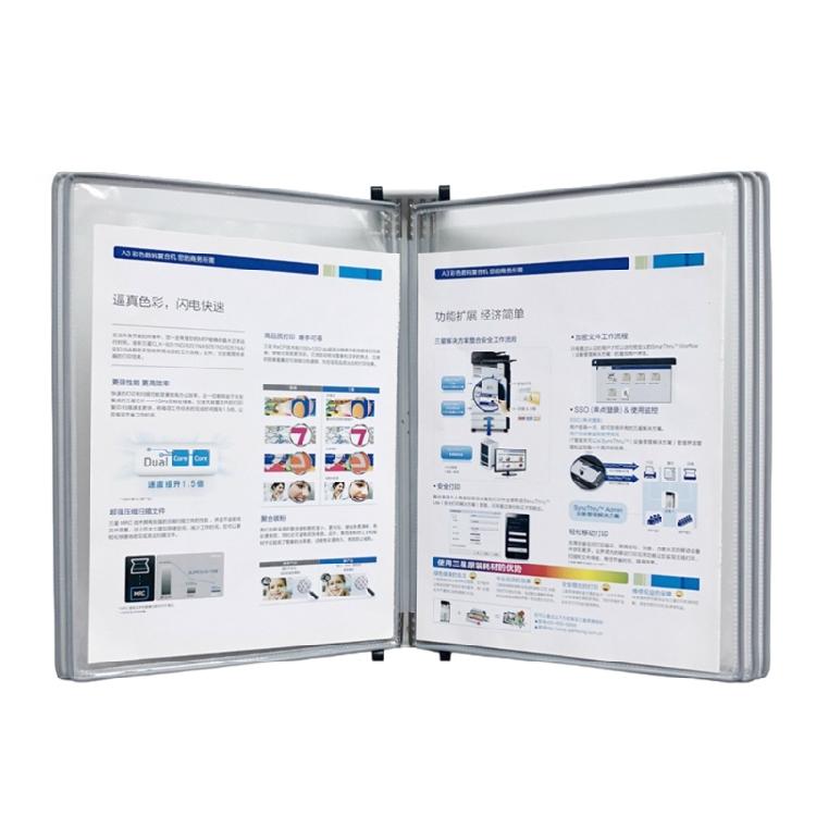 Wall Reference Organizer with 5 Easy-Loading Pocket for Workshop