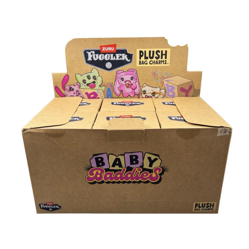 New Fuggler Cute Ugly Funny Monster Baby Baddies Series Pink Rabbit Stuffed Animal Collectible Plush Toys Collectors Gift