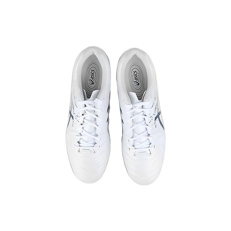 Asics Ds Light Ag Round Toe Lace-Up Ag (Rubber Short Stud) Soccer Shoes Men Soccer Shoes White Blue 1103A032-107