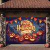 Trick Or Treat Banner Colorful Design Party Backdrop Pumpkin Banner Festive Banner For Themed Party Event Decor Outdoor