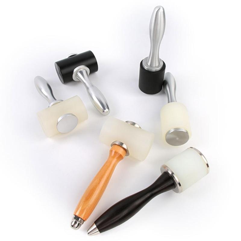 Wood/Plastic/Metal Handle Mallet Craft Tools Sew Carving Tools for DIY Stamping