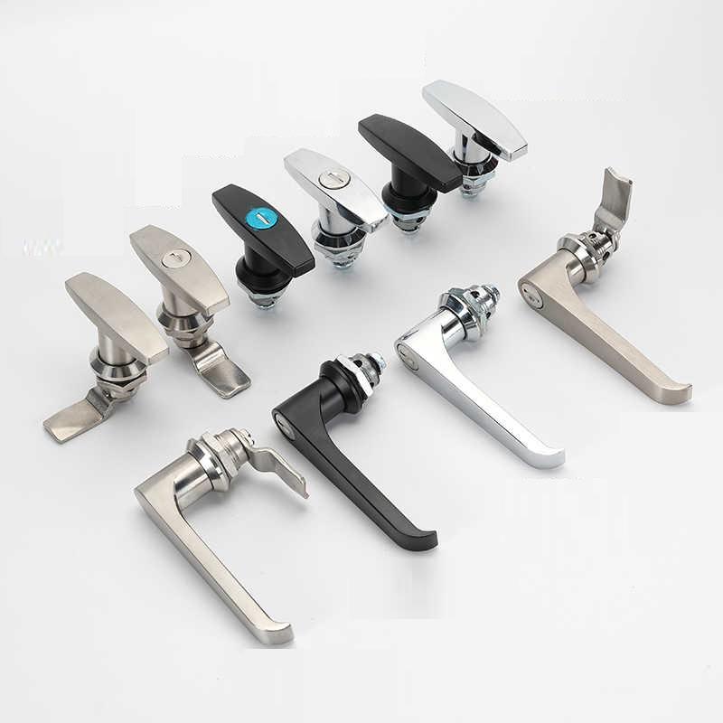 1PCS MS324-1-2 Switch Cabinet Door Latch Lock 304 Stainless Steel L-Type Switch Cabinet Door Handle Lock Hardware Accessories