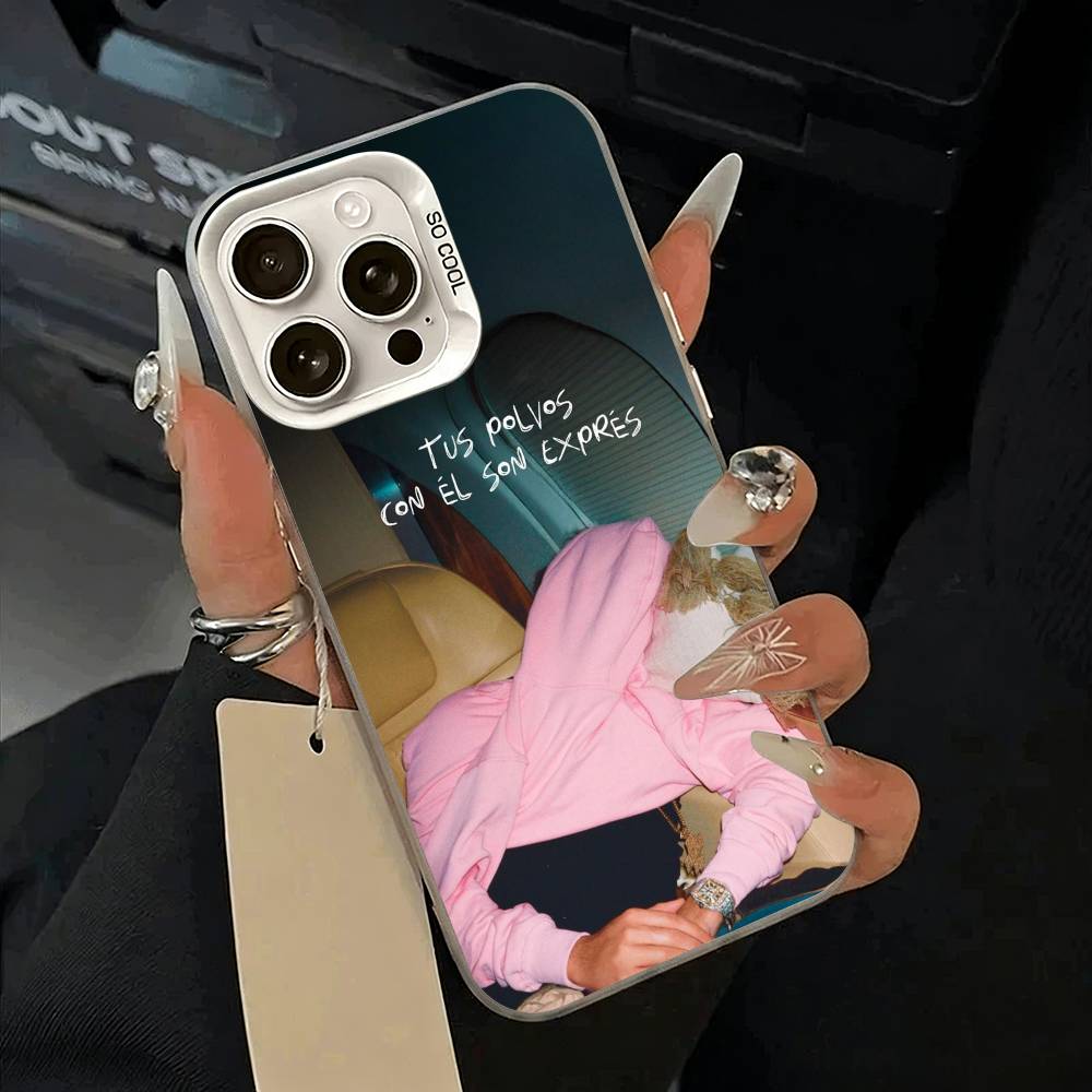 Rapper-Clarent Phone Case For iPhone 17,16,15,14,13,12,11 Plus,Pro Max,XS,white silver phone case