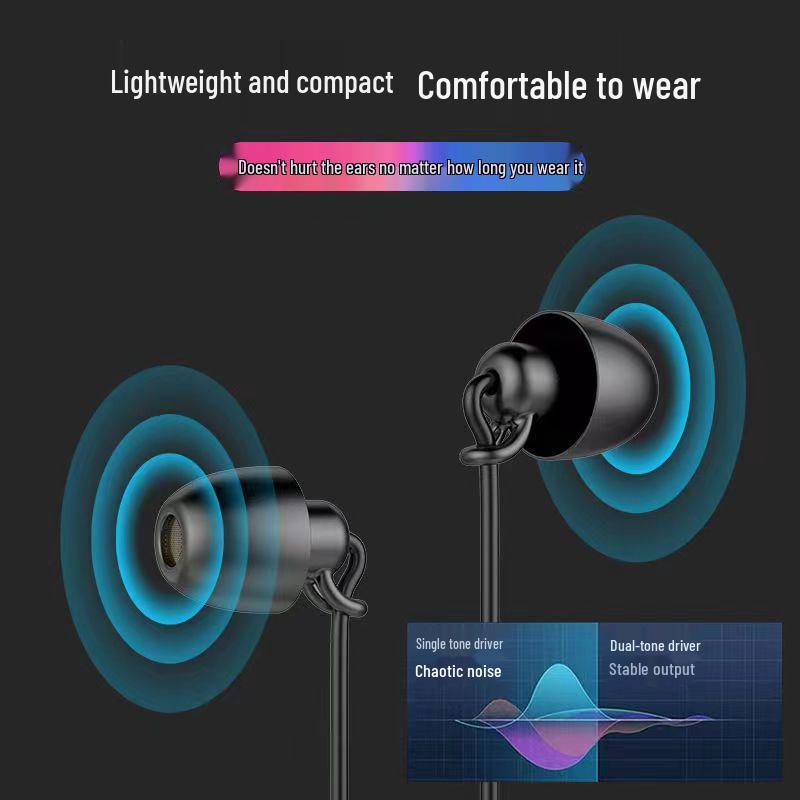 Noise-Cancelling In-Ear Headphones: Soft Silicone Sleep Earbuds for Comfortable Side Sleeping, Universal for Mobile Phones and Android.