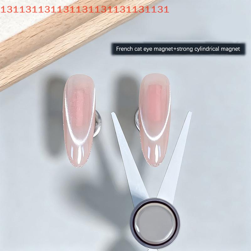 Magnetic Effect Iron Sheet for Strong Cat Eye And French Shape Manicure Double Headed Y-Shaped Nail Art Gel Polish