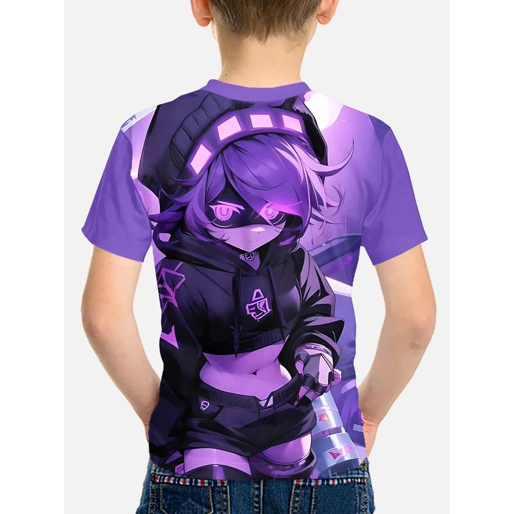 3D Print Baby Anime M-Murder D-Drones Clothing 5 to 14 Years Male Outdoor Clothes for Children Boy Girl Child T-Shirt Top Shirts