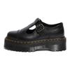 Dr. Martens Couro Confortável Moda Sapatos Solado Grosso Sapatos Femininos Preto 15727001