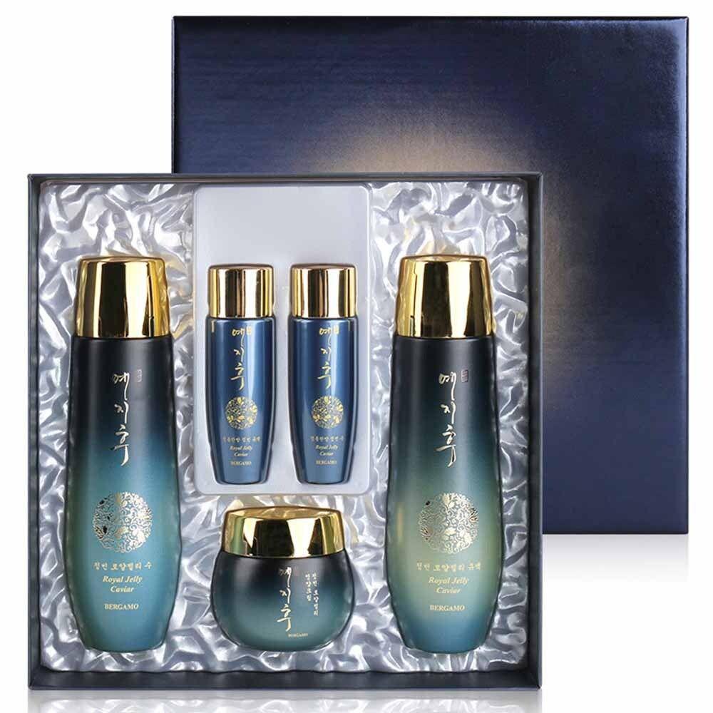 A 3-piece skin care set filled with nutrients from caviar and PRUREBFU royal jelly.
