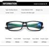 3PCS Neutral Fashion Presbyopia Glasses Classic Full Frame Anti Blue Light HD Reading Glasses TO +4 0