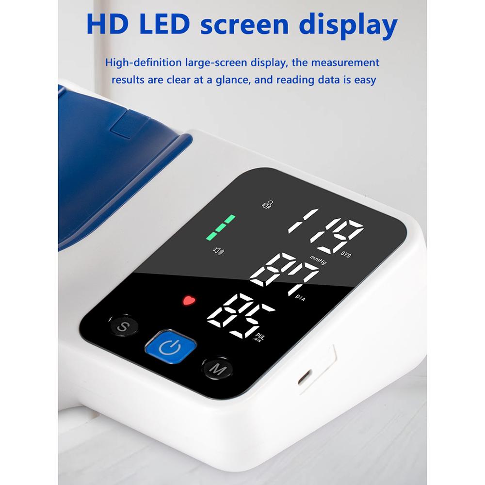 JZIKI ZK-B883 Arm Barrel Electronic Blood Pressure Monitor Digital BP Monitor Tonometer Movable