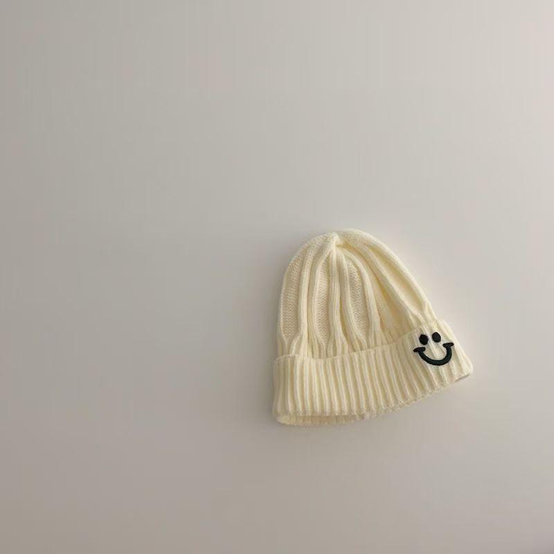 Baby Wool Hat Autumn and Winter Knitted Warm Baby Hat Versatile Boys and Girls Pullover Hat