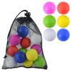 Generic Golf Ball Large Colored Soft Shock Noiseless Approach Practice Set, Capacity, Visibility, Absorption, Indoor/outdoor