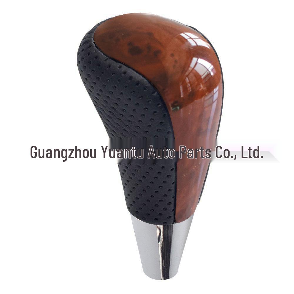 Peach Wood Shift Knob for Toyota Corolla, Camry, Harrier, Crown, and Land Cruiser