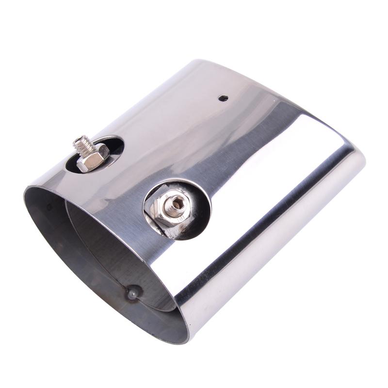 Stainless Steel Car Rear Exhaust Muffler Tail Pipe End Tip For Toyota Land Cruiser Prado FJ120 2003-2009 Car Accessories