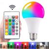 Bec RGB 16 culori Bec LED multicolor Baza E27 220V Iluminat de uz casnic Dimmerabil 24 taste Telecomanda Atmosfera Neon