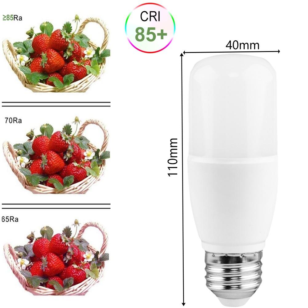 No Flickering Straight Tube LED Lamp Lighting Bulbs E26 E27 100-240V 5W 7W 9W 12W PC LED Light Bulbs