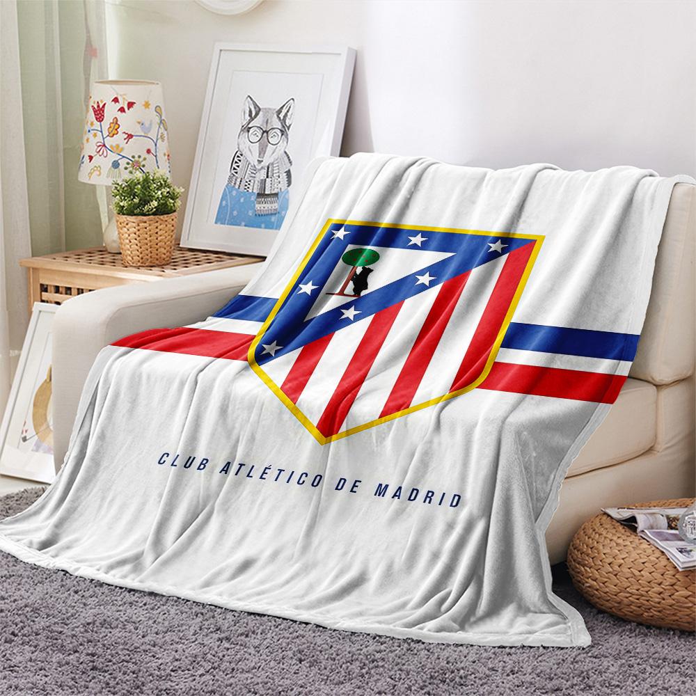 Club Atletico de Madrid Flannel Blanket, High quality Comfortable for All Seasons, Home Decor, Warmth and Comfort