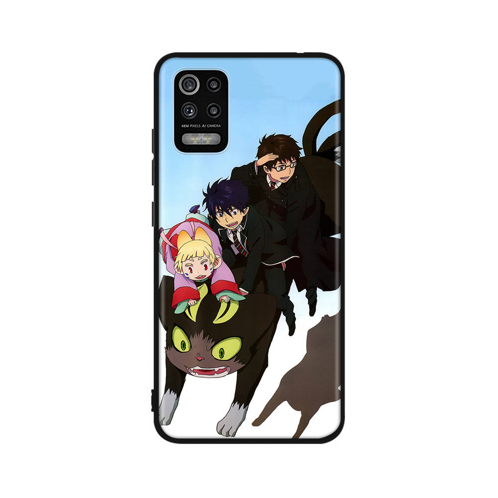DT48 Blue Exorcist Case for Xiaomi Poco X6 X4 M5 M6 F5 F6 C65 C55 C50 C51 C40 Redmi Note 7 8 14C A3X 13C 12C 11 10A 9C Pro Black Sofe Cover