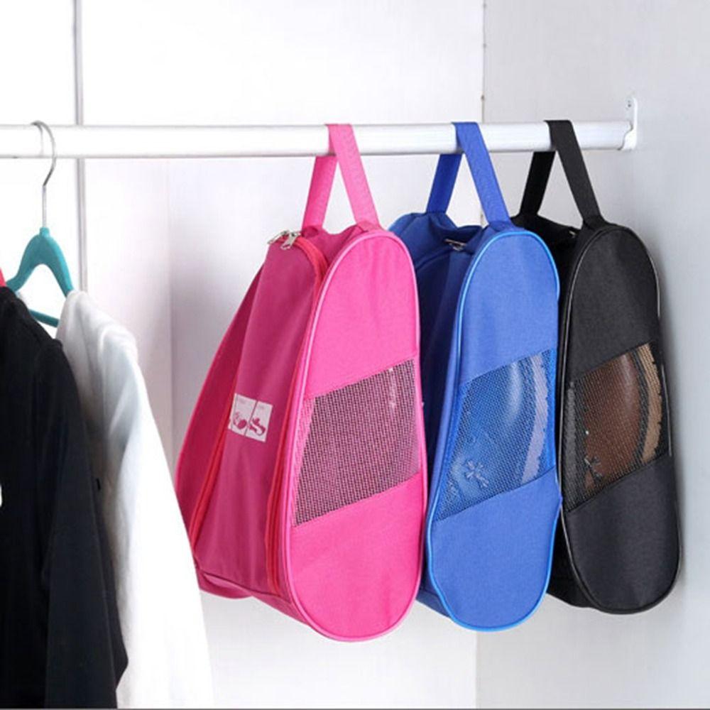 Dual Zipper Sneakers Boot Storage Bag Lightweight Shoes Organizer Portable Golf Shoe Bag Women