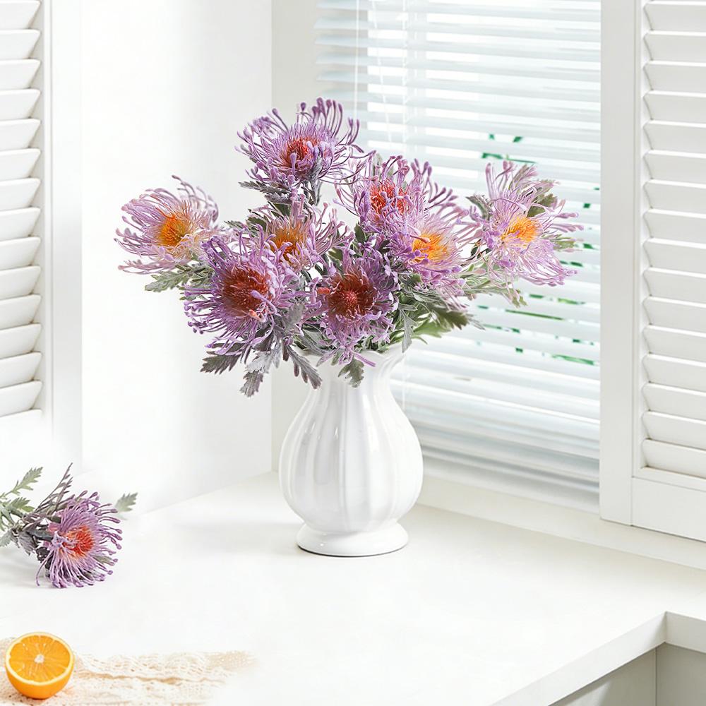 40cm Artificial Flower Daisy Simulated Bridal Bouquets Living Room Plant Home Decoration Ornament Desktop Prop DIY Wedding Decor
