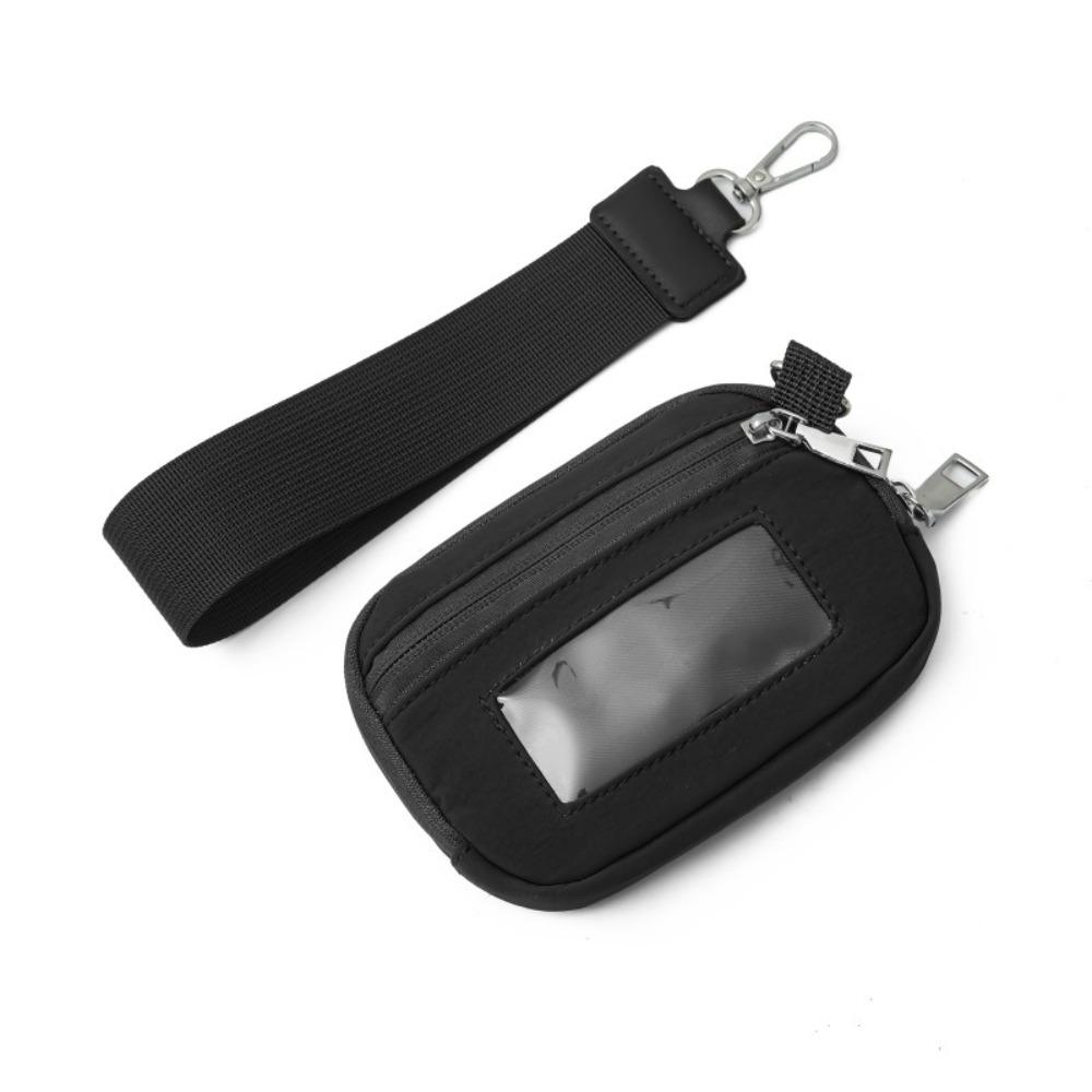 

Nylon Hanging Card Holder Multifunction Portable Multi-card Hand Wallet Mini Waterproof Coin Bag with Lanyard Male/Famale