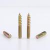 Color-Plated Zinc Double-Ended Self-Tapping Screw Rod, Threaded & Pointed End, M4/M5