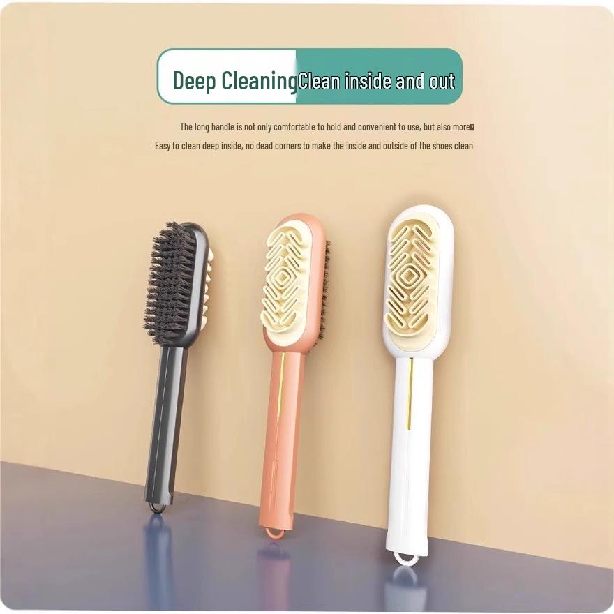 Double-Sided Suede Shoe Brush - Soft Bristles for Gentle Cleaning