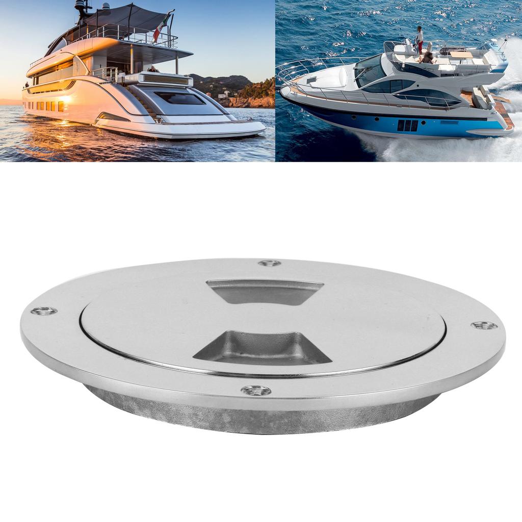 5in Deck Cover Plate 316 Stainless Steel Cabin Bottom Plate Yacht Marine Hardware Parts