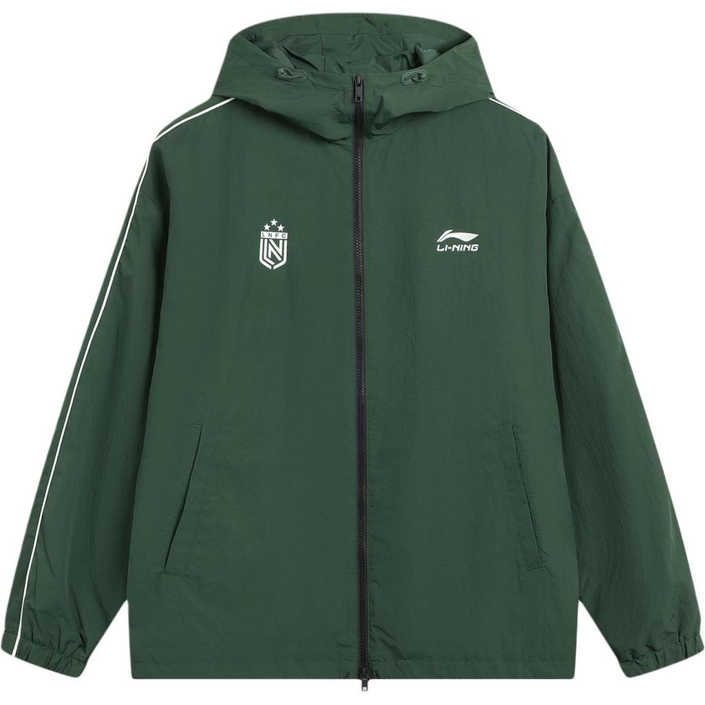 Li Ning Sports Lifestyle Series Hooded Logo Zip Casual Windbreaker Unisex Outerwear AFDVH29-3