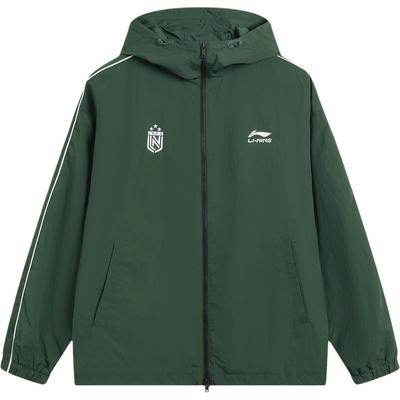 Li Ning Sports Lifestyle Series Hooded Logo Zip Casual Windbreaker Unisex Outerwear AFDVH29-3