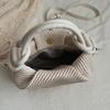 Woven Textured Handbag with Knotted Handle Stylish Women's Shoulder Bag for Daily Use and Fashion Outings