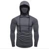 2023 neue Männer Solid Black Grau Hoodie Langarm Mit Kapuze Sweatshirt für Mann Sport Fitness Gym Laufen Casual Pullover Tops