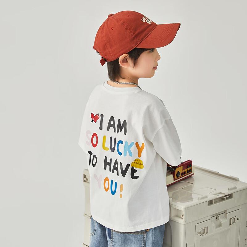 Rainbow Smile Boys  Cool Short Sleeve T-shirt 150