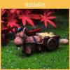 Creative Resin Animal Car Micro Landscape For Indoor Garden And Gift