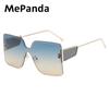 MePanda Unisex One-piece Anti-ultraviolet Personalized Trend Sunglasses, UV400.