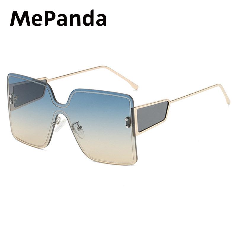 MePanda Unisex one-piece anti-ultraviolet personalized trend sunglasses, UV400.