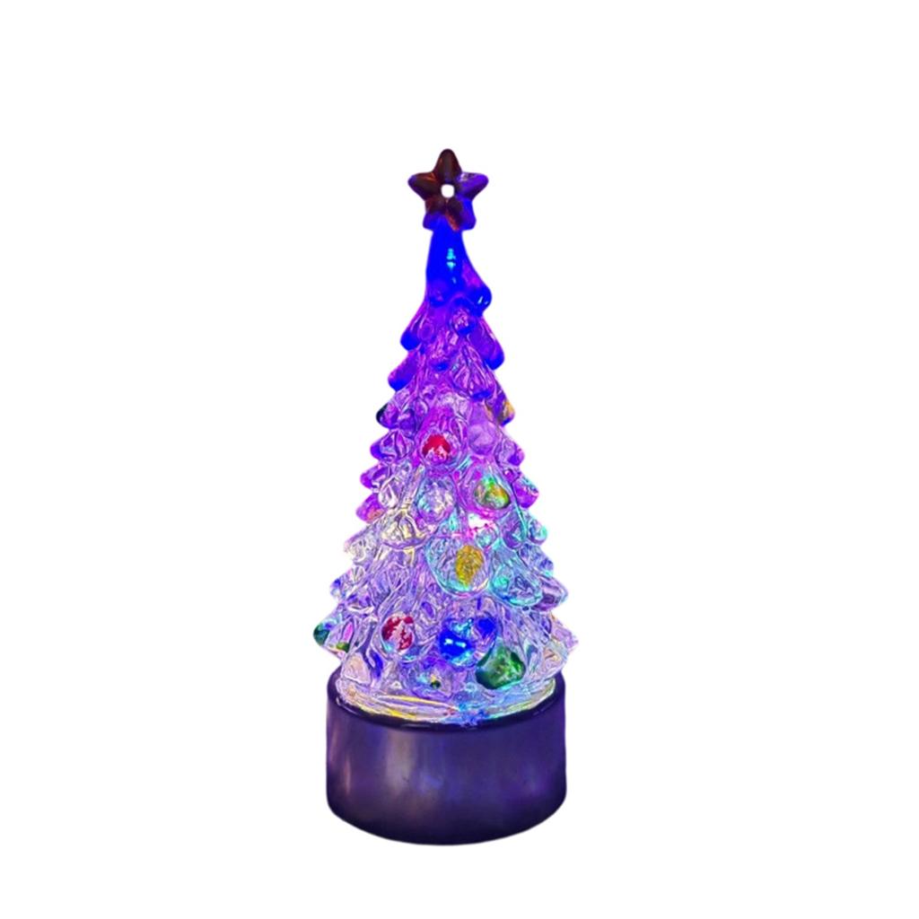 Christmas New Luminous Christmas Tree Ornament Atmosphere Decoration Small Night Light Christmas Decoration Ornament