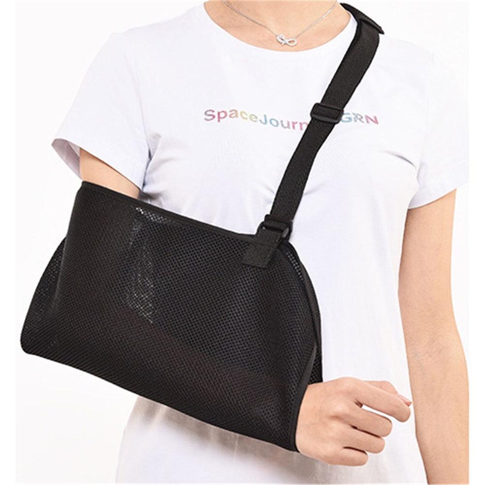 Pustende mesh armslynge forskjøvet skulderslynger armstøtte for menn kvinner