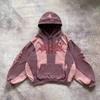 Felpa Corta da Donna con Stampa Grafica 3D Streetwear Oversize Top a Pullover