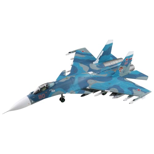 HOBBY MASTER 1/72 Scale Su-33 Flanker D Model, Russian Navy 279th Independent Carrier-Based Fighter Aviation Regiment, 2005, Completed Model