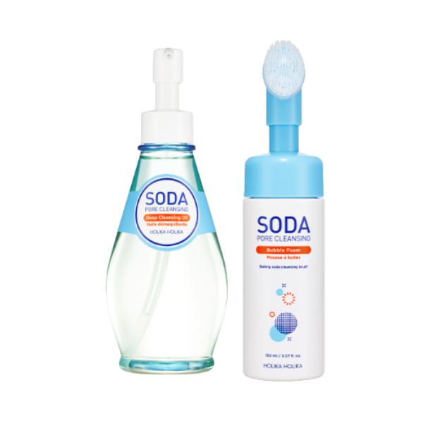 HOLIKA HOLIKA Soda Tok Tok Pore Clear (Bubble Foam 150ml / Cleansing Foam 150ml/ Cleansing Oil150ml / O2 Bubble Mask100ml) (16 Options)