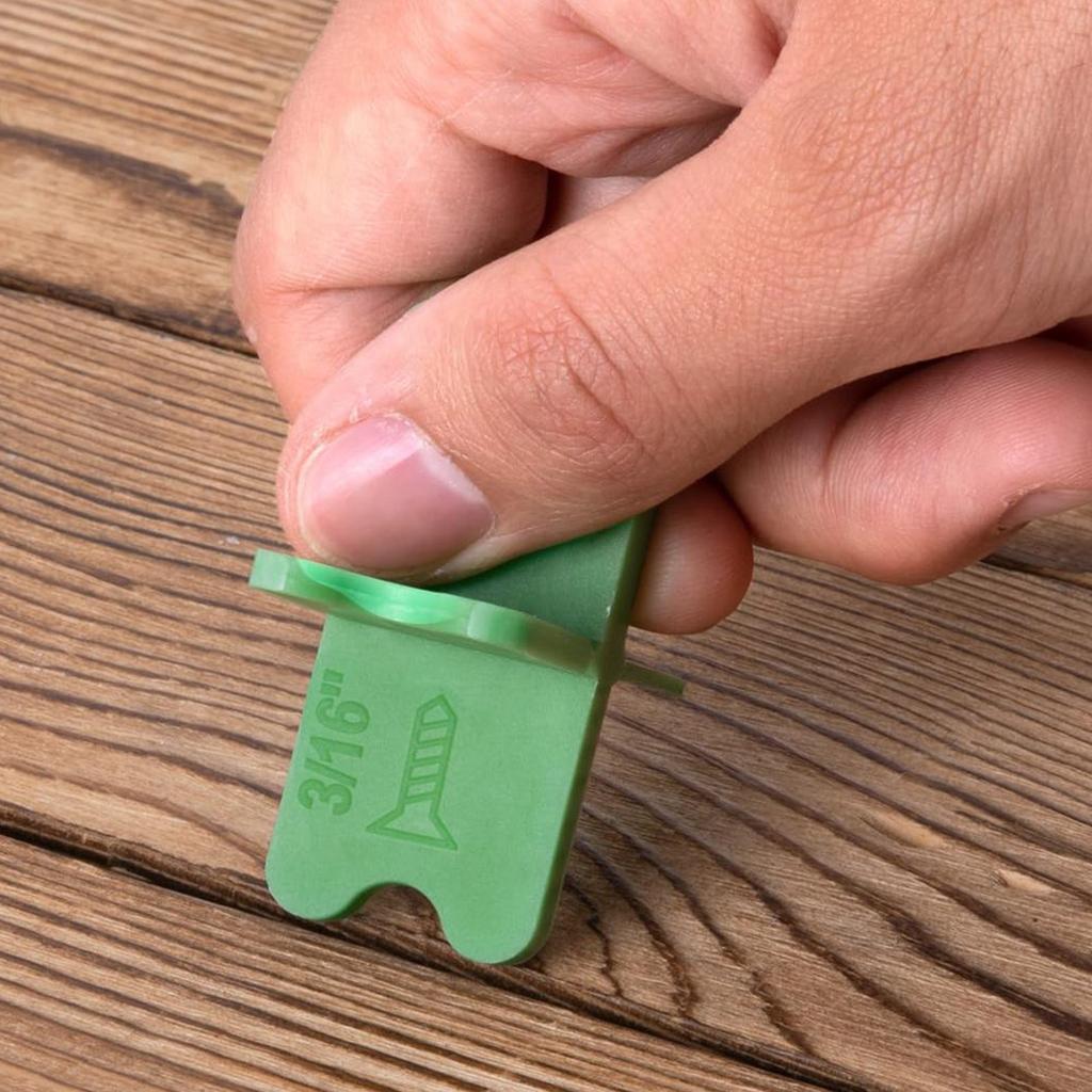 6pcs Deck Spacer Tool 4Thickness 1/16in 1/8in 3/16in 1/4in For Precise Floor Gaps Alignment Board Expansion Control