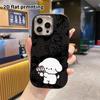 Phone Case: 2D Flat Design, Suitable for iPhone 18, 17, 16, 15, 14, 13 Pro Protective Case, White Curly Puppy, Perfect Christmas and Halloween Holiday
