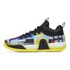 Dominator Absorbție Șoc Antiderapant Rezistent la Uzură Pantofi de Baschet cu Top Jos Bărbați sneaker Negru Galben 112241112-6