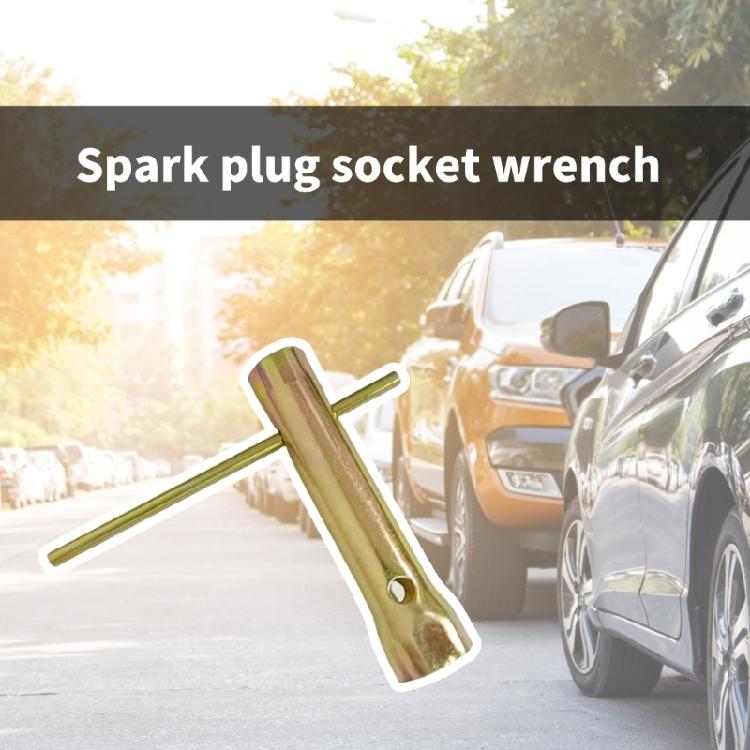 Double Head Spark Plugs Wrench Spanner 14mm 18mm Heavy Duty Alloy Steel Nonslip Handle Automotive Motorcycle Maintenance